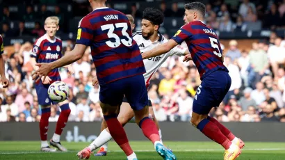 Raul Jimenez was involved in Fulham's surprise win over Newcastle and opened the scoring with a half-turn inside the area.