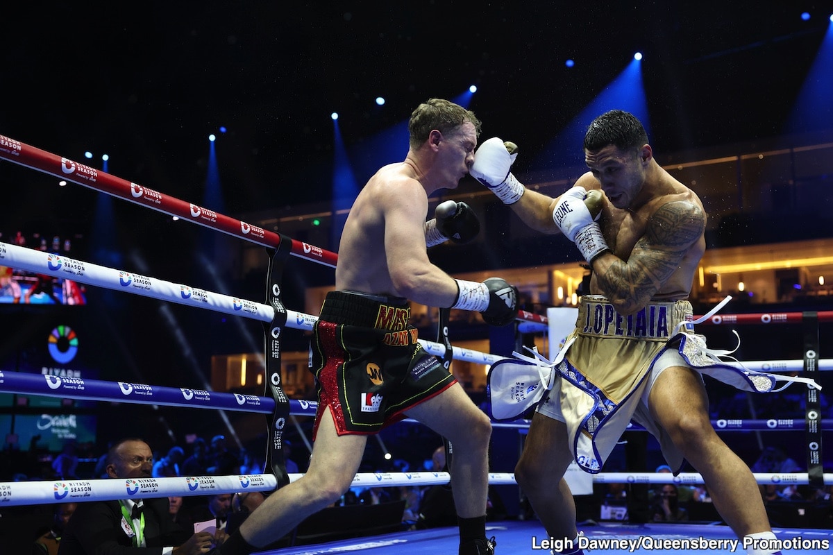 Image: Boxing Results: Jai Opetaia Stops Jack Massey