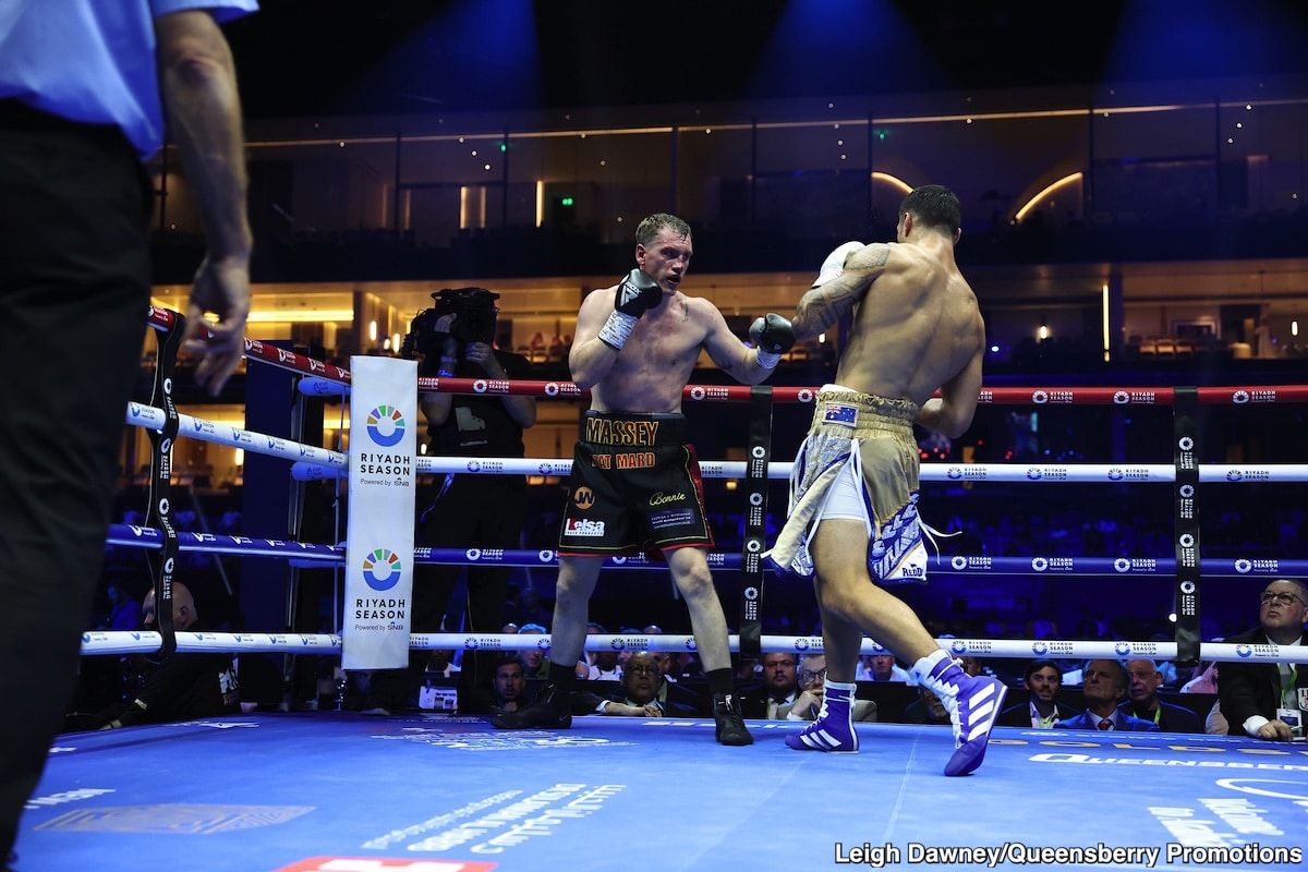 Image: Boxing Results: Jai Opetaia Stops Jack Massey