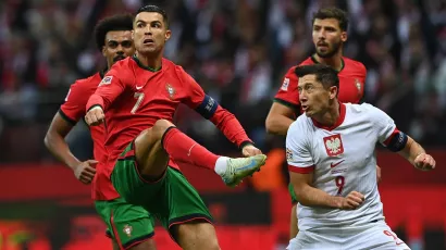 Such was the battle for the UEFA Nations League against Robert Lewandowski's Poland.