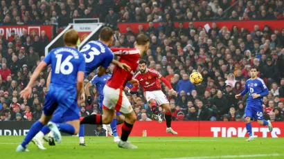 The Portuguese celebrated his 250th appearance for Manchester United in all competitions with his second goal in the Premier League.