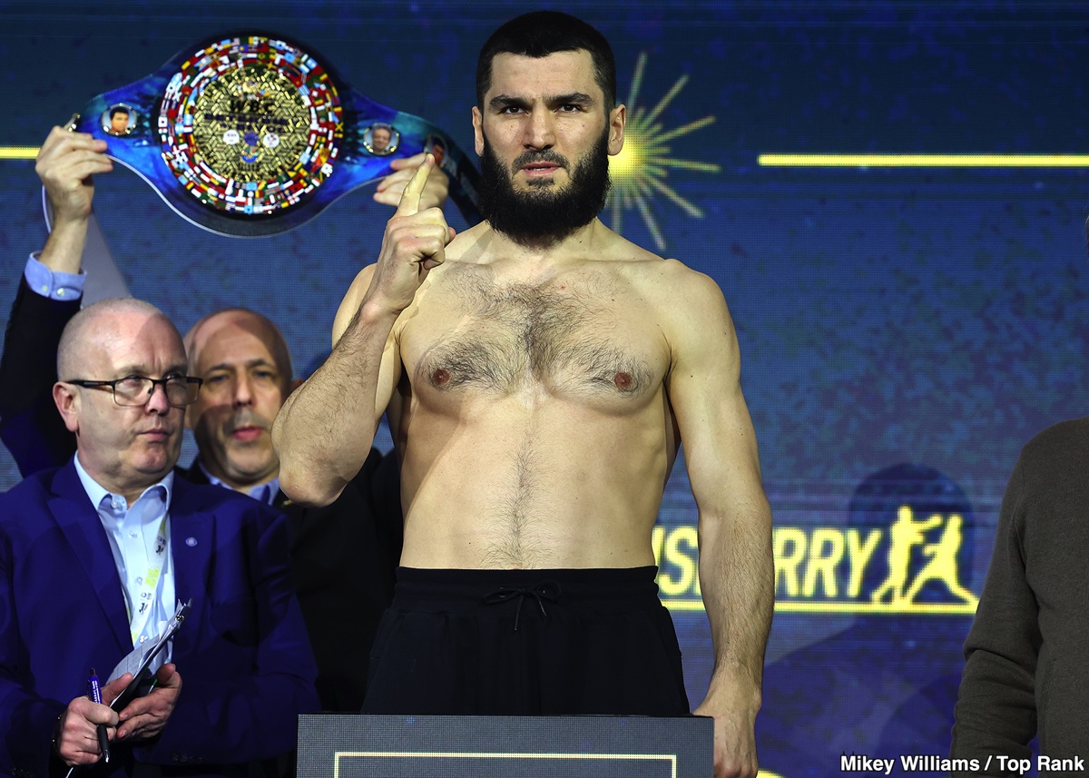 Image: Artir Beterbiev 175 vs Dmitry Bivol 174.1 - weight results for Saturday