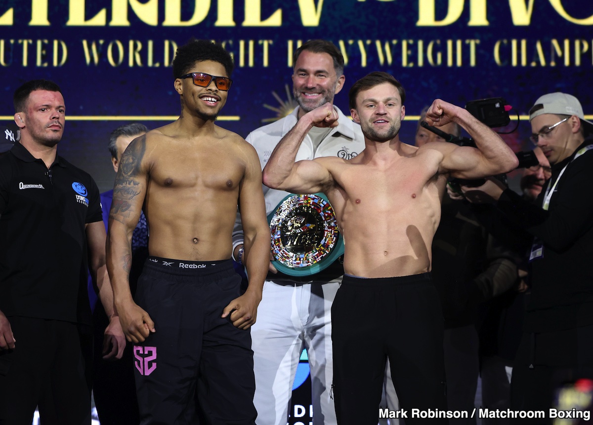 Image: Shakur Stevenson 134.1 vs. Josh Padley 134 - Heavy results