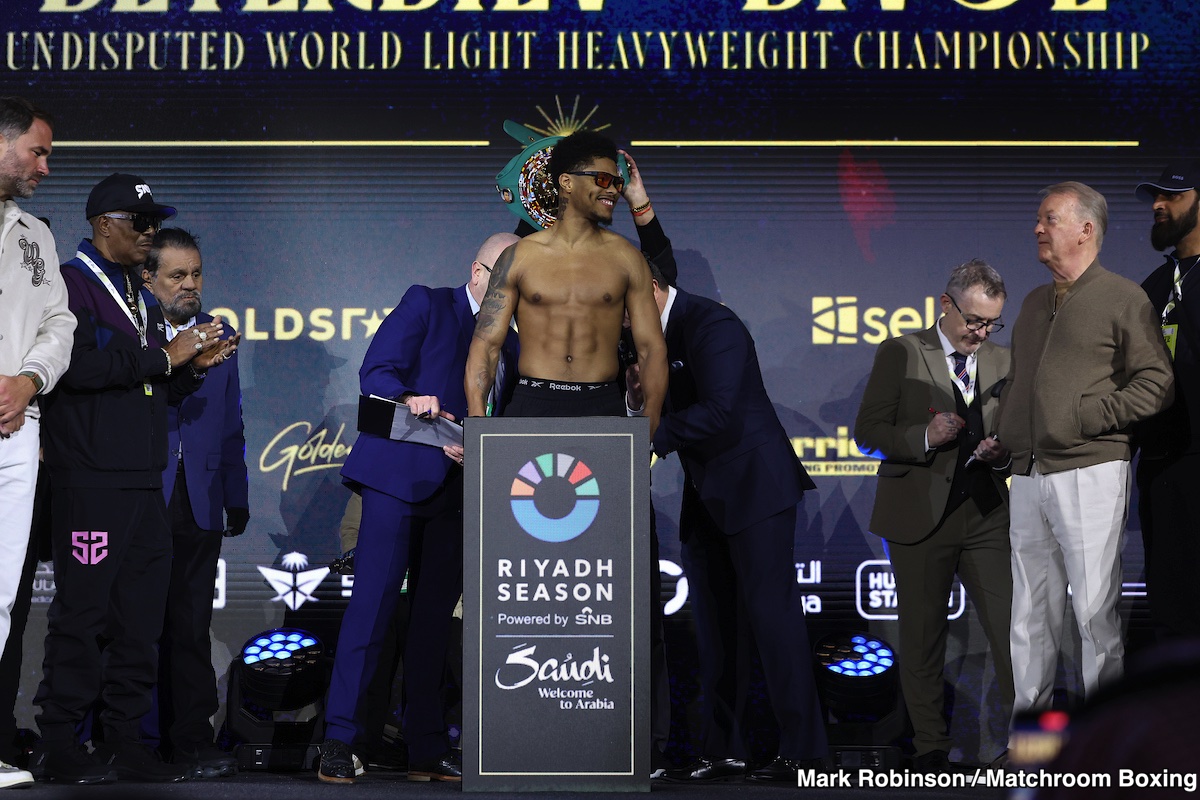 Image: Shakur Stevenson 134.1 vs. Josh Padley 134 - Heavy results