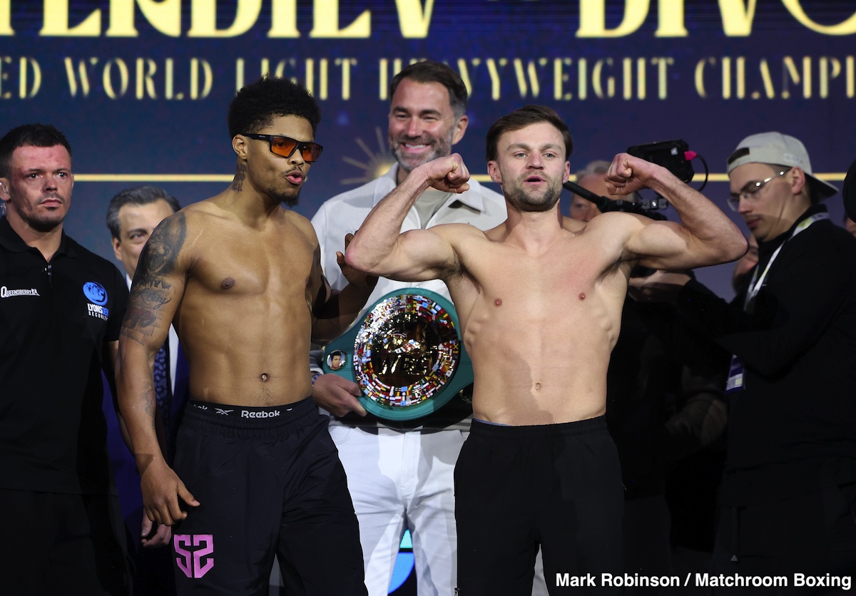 Image: Shakur Stevenson 134.1 vs. Josh Padley 134 - Heavy results