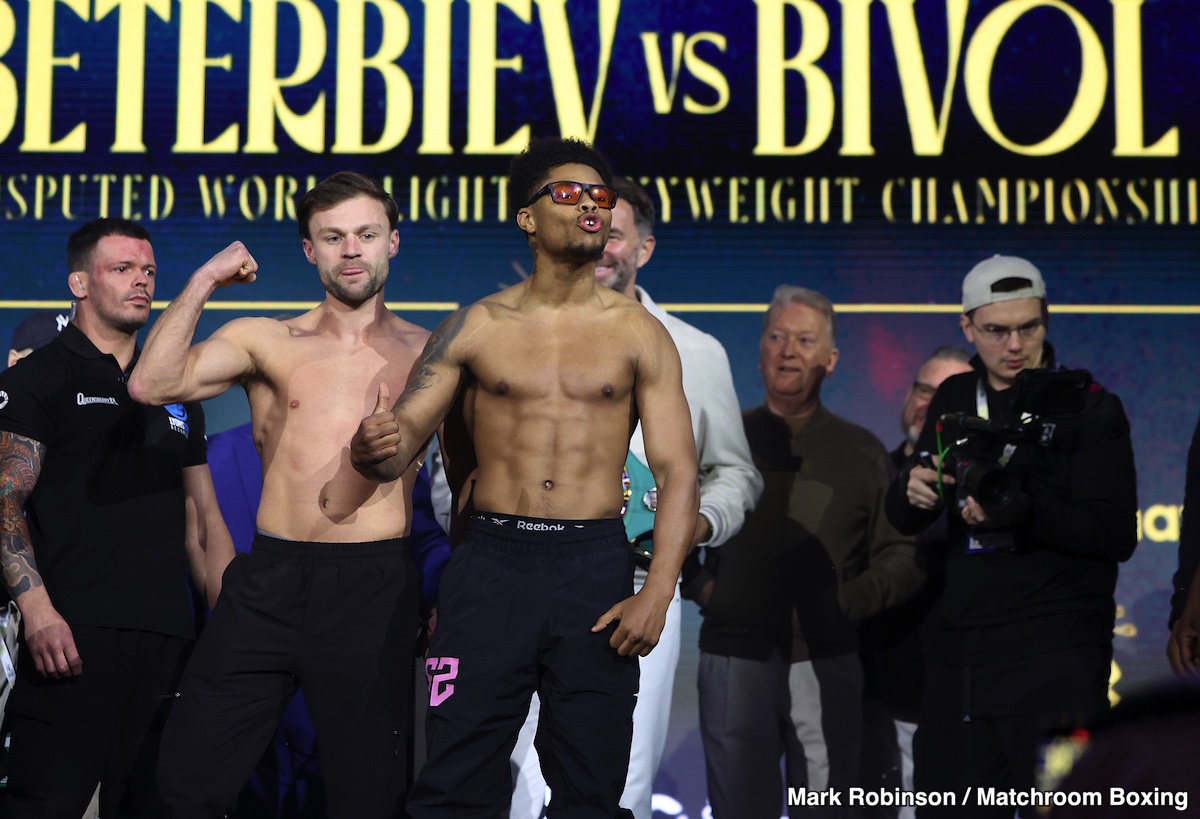 Image: Shakur Stevenson 134.1 vs. Josh Padley 134 - Heavy results