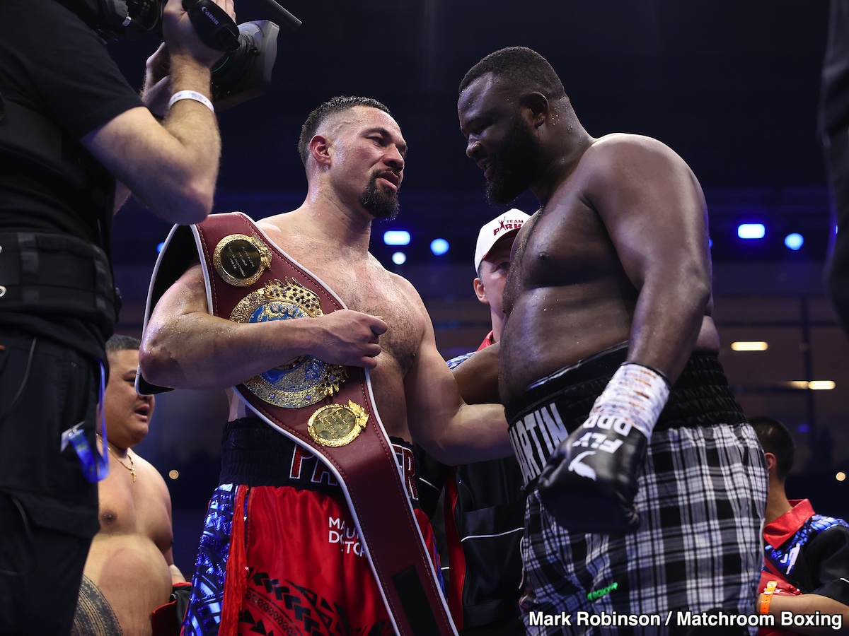 Image: Cask results: Bakole's physical state a factor such as parker wins from a second time Ko